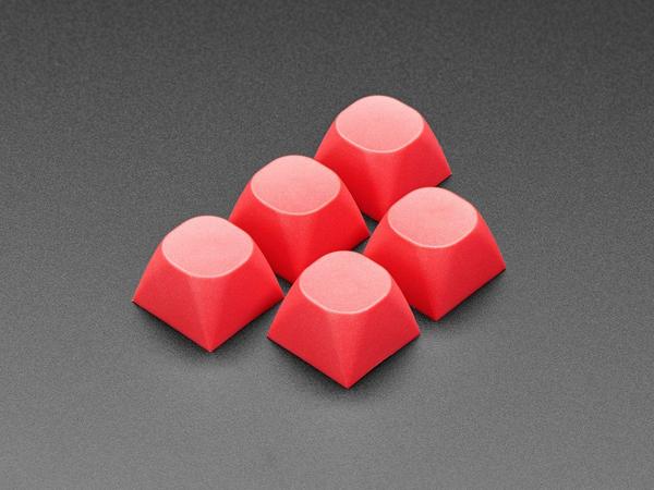 Red MA Keycaps for MX Compatible Switches - 5 pack