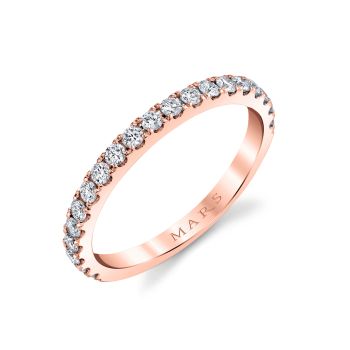 Mars Engagement Ring 14K Rose Gold 25167B