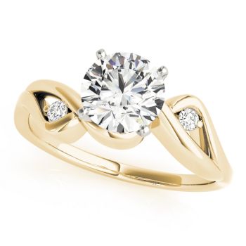 Engagement Ring 18K Yellow Gold Bypass 50085-E