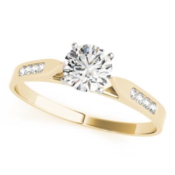 Engagement Ring 18K Yellow Gold Channel Set 50120-E