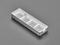 Four Key Silver Aluminum Keypad Shell Enclosure (MX Compatible Switches)