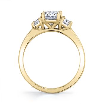 Mars Oval Engagement Ring 14K Yellow Gold 27402